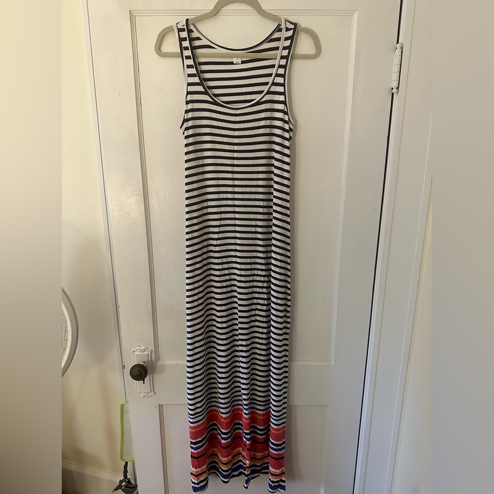 Old Navy striped maxi dress